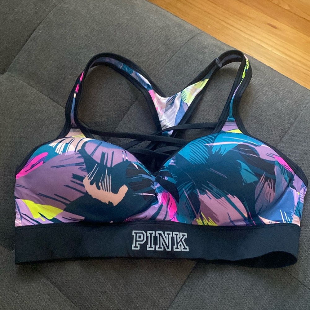 Pink Sports Bra